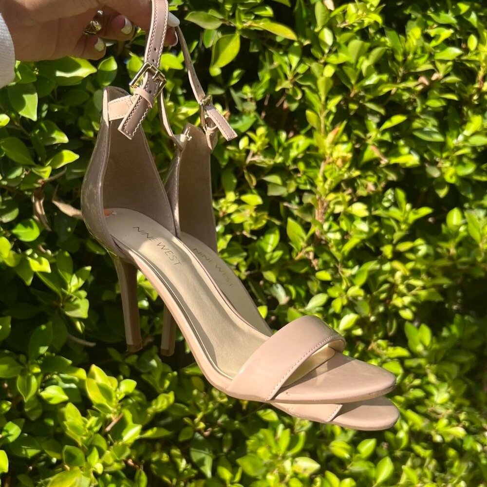 Nine West strap heel
